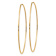 14k Yellow Gold 2 3/8" Endless Hoop Earrings