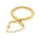 Polished Bead Bracelet In Gold-Tone 5mm