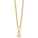14K Two-tone Fancy Link with Lock Necklace