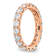 14K Rose Gold Lab Grown Diamond SI+, H+, Eternity Band