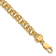 14k Yellow Gold 7.5mm Solid Double Link Charm Bracelet