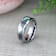 MAUI Tungsten Wedding Band with Mother of Pearl Inlay 8mm
