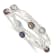 6-8mm White/Black/Grey Rice Freshwater Cultured Pearl and Glass Bead
Stretch 3-Bracelet Set