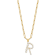 Gold Tone Sterling Silver 3-5.5mm Freshwater Cultured Pearl LETTER R
18-inch Necklace