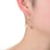 Freshwater Pearl Pear Shape Hoop Earrings In 14K Gold Over Sterling Silver