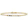 14K Two-tone Beaded 7.5-inch Bracelet