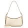 MCM Small Aren E/W Flap Hobo with Embossed Monogram Leather in Oatmeal Handbag
