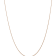 14k Rose Gold 0.7mm Solid Cable 20 Inch Chain