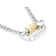 Two-Tone Curb Chain Necklace In 18K Gold Over Sterling Silver 18.5 Inch
