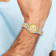 Men's Charles Hubert IP-plated Two-tone Gold-tone Dial Watch