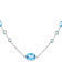 Swiss Blue Topaz 14k White Gold 18" Necklace 7.93ctw