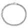 Rhodium Over 14K White Gold Polished Chain Bracelet