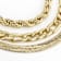 Set of 3 Gold-Tone Chain Bracelets