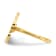 14K Yellow Gold Pink and White Mother of Pearl Flower Ring