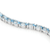 Sky Blue Topaz Tennis Bracelet In Sterling Silver 14.42ctw