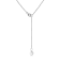 Green Lab Created Emerald Rhodium Over Sterling Silver Cross Necklace