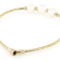 Graduating Freshwater Pearl Bracelet In 18K Gold Over Bronze