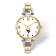 LogoArt West Virginia University Elegant Ladies Two-tone Watch