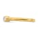 14K Yellow Gold Petite Beaded Edge Round Diamond Ring 0.24ctw