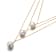 Freshwater Pearl Layered Necklace In 14K Gold Over Sterling Silver