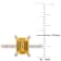 Citrine and Diamond 10K Yellow Gold Ring 1.6ctw