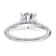 Rhodium Over 14K White Gold 1 3/4 ct. G H I True Light Round Moissanite
Solitaire Ring