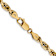 14k Yellow Gold 4.5mm Solid Diamond-Cut Quadruple Rope 22 Inch Chain