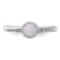 Sterling Silver Stackable Expressions Lab Created Opal Ring