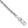 Rhodium Over 14k White Gold Diamond-Cut Quadruple Rope Link Bracelet