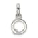 Sterling Silver Letter O with Enamel Pendant