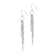 Two-Tone Tassel Drop Earrings In Sterling Silver And 18K Rose Gold Over
Sterling Silver