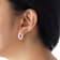 Sterling Silver Ribbed 5/8" Round Flat Hoop Earrings