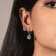 White Cubic Zirconia 14k White Gold Earrings With Velvet Gift Box 1.20ctw