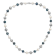 Rhodium Over Sterling Silver Multi-color Freshwater Pearl
Necklace/Bracelet/Earring Set