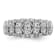 Rhodium Over 14K White Gold Diamond Band 0.76ctw