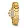 Charles Hubert Ladies IP-plated Stainless Silver 32mm Dial Watch