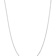 Rhodium Over 14k White Gold 0.9mm Solid Octagonal Snake 20 Inch Chain