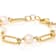 Freshwater Pearl Station Bracelet In 18K Gold Over Bronze