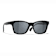 Chanel Rectangle Black Frame / Gray Gradient Polarized Sunglasses
