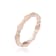 White Sapphire 14K Rose Gold Over Sterling Silver Eternity Band Ring, 0.27ctw