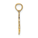 14K Yellow Gold Polished Number 1 MOM Pendant