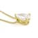 Pear Shape Lab-Grown Diamond Slide Pendant In 14K Gold Over Sterling
Silver 0.50ctw