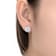 CZ Halo Stud Earrings In 14K Gold Over Sterling Silver