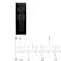 Robert Alton Men's Black Ion Plated 8mm Band Ring In Tungsten
