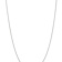 Rhodium Over 14k White Gold 0.9mm Solid Round Snake 24 Inch Chain
