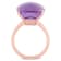 13.33ctw Amethyst 14k Rose Gold Cocktail Ring