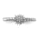 Sterling Silver Stackable Expressions Diamond Star Ring 0.035ctw