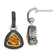 Sterling Silver with 14K Accent Antiqued Citrine Dangle Earrings