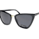 Kendall + Kylie Cat Eye Black Frame/ Gray Lenses Sunglasses
