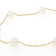 Freshwater Pearl Station Necklace In 14K Gold